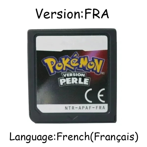 Pokemon Series DS Game Cartridge Video Game Console Card HeartGold SoulSilver Diamond Platinum Pearl Multilingual for NDS 3DS