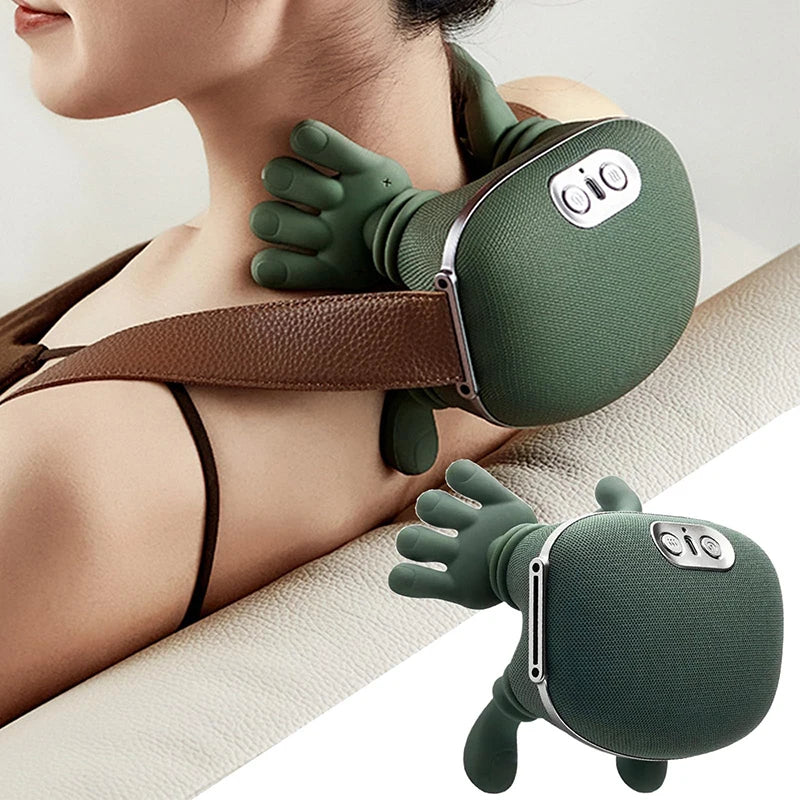 2025 Bionic Neck Shoulder Massager N7 Kneading Massager Shawl 3-Level Modes Neck Cervical Waist Leg Body Muscles Massage Pillow Main image