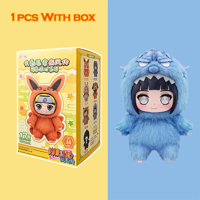 EAKI Naruto Blind box Shippuden Naruto Uzumak Sasuke Kakashi Party Series Stuffed Doll Handmade Ornament Toy Collection Gift