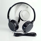 3.5mm Wired Headphones Foldable Adjustable Headphones Bass Stereo Fashion Music Earphones Supplies for MP3 Host All Smartphones