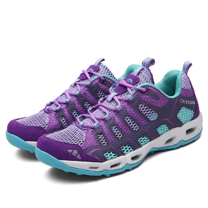 Outdoor Women Trekking Shoes Woman Hiking Camping Tourism Treking Sneakers Mountain Hike Tracking Wandelschoenen Dames Summer