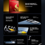 Global Version POCO F8 Ultra Snapdragon 8 Elite Gen 5 Smartphone 6.9" 120Hz AMOLED Display 6500mAh 100W Battery Xiaomi Telephone