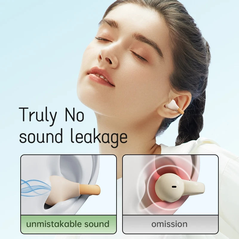 Lenovo Wireless Headsets Bluetooth 5.3 ENC Earbuds LED Power Display TWS Sport Noise Cancel Headphone with Mic For IPhone