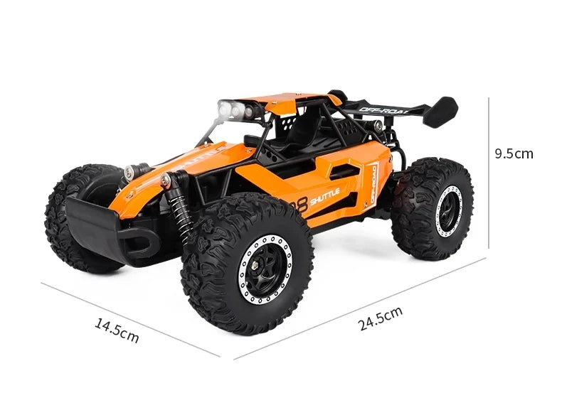Oike RC Car 1:16 Model With LED Lights Radio Off-road Remote Control Climbing Vehicle Outdoor Cars Drift Race Toys Boys Gifts