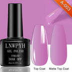Gel Varnish Kit Professional Nail Gel Kit With Nail Dryer Soak Off Nail Gel Polish Kit  Base Coat  Top Coat Manicure Tools Set