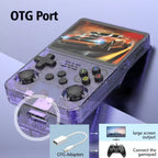 R36S Retro Handheld Video Game Console Linux System 3.5 Inch IPS Screen Portable Pocket Video Player R35S 64GB 15000 Games