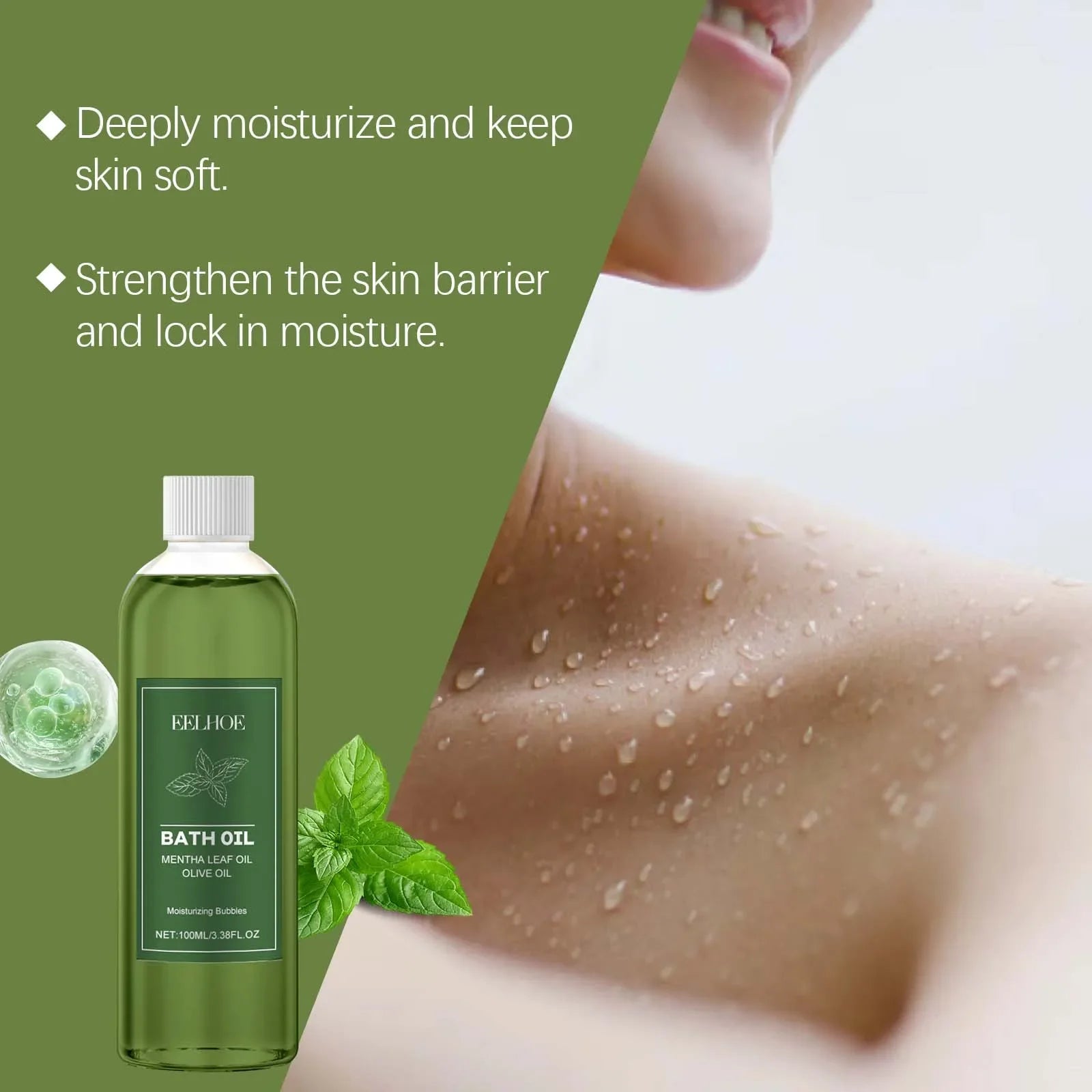 Eelhoe Body Moisturizing Bubble Bath Oil Lasting Nourish Deep Cleansing Moisturize Smoothing Skin Remove Exfoliate Shower Gels