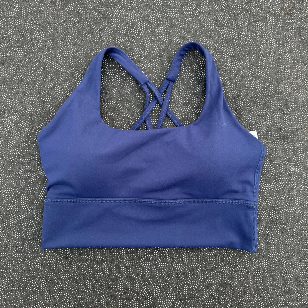 Solid Color Gym Yoga legging Set Soft Tight Women High Strength Fitness Bra With Sports Pant sportswear Proof of Squatting Proof