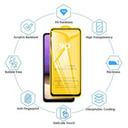 1-5PCS 9D Full Cover Tempered Glass For iPhone 17 16 15 11 12 13 14 Pro Max 16E Screen Protector For iPhone 13 Mini XR X XS Max