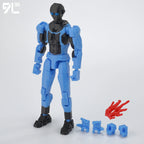 9L3D Superhero Team Invincible Boy Heroes Action Figure Lucky13 Dummy13 Multi-Colored T13 Multi-Jointed Collectible Toys Titan13