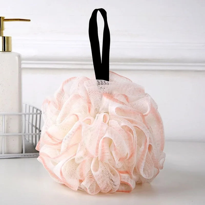 1pc Shower Mesh Foaming Sponge Exfoliating Scrubber Black Bath Bubble Ball Body Skin Cleaner Cleaning Tool Bathroom Accessories