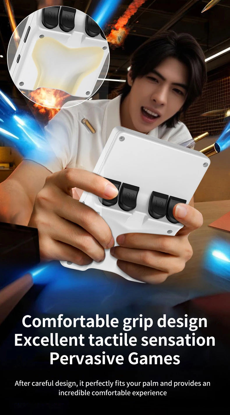 Newly Handheld Game Console with Multi-Platform Operation Support, HD IPS Screen, 3D Joystick, Ergonomic Game Console GB350