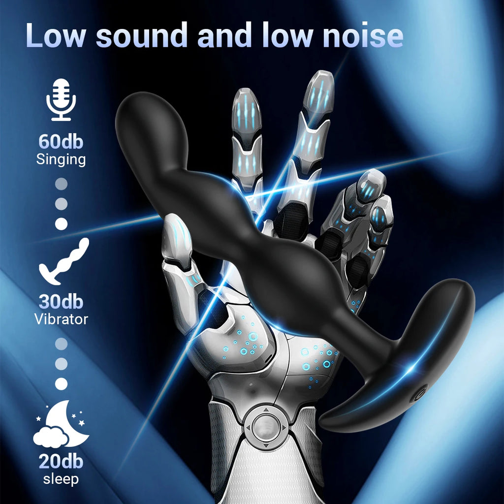 APP Bluetooth Anal Plug Vibrator for Men Prostate Massager Wireless Remote Butt Plug Vibrating Adult Sex Toys for Women Male Gay