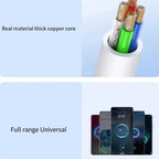 1/3Pcs 10A Cable 120W Super Fast Charging Type C To Type C Cable Highspeed Data Transfer For iPhone Samsung Xiaomi Charger Cable