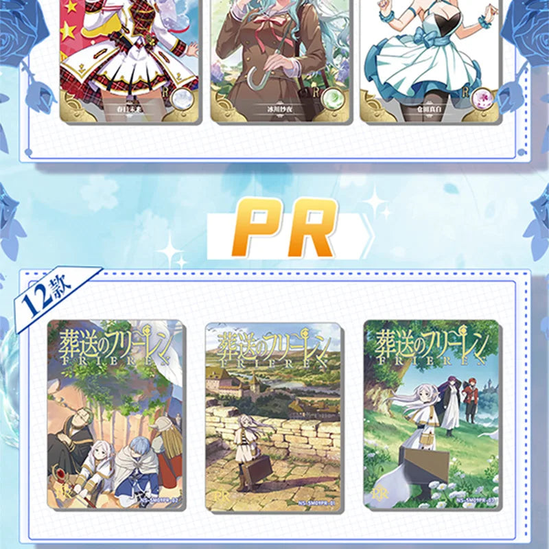 New Goddess Story Card Fufeng Chapter Colorful FlashCard Anime Character Collection Card Games Toys Child Gifts