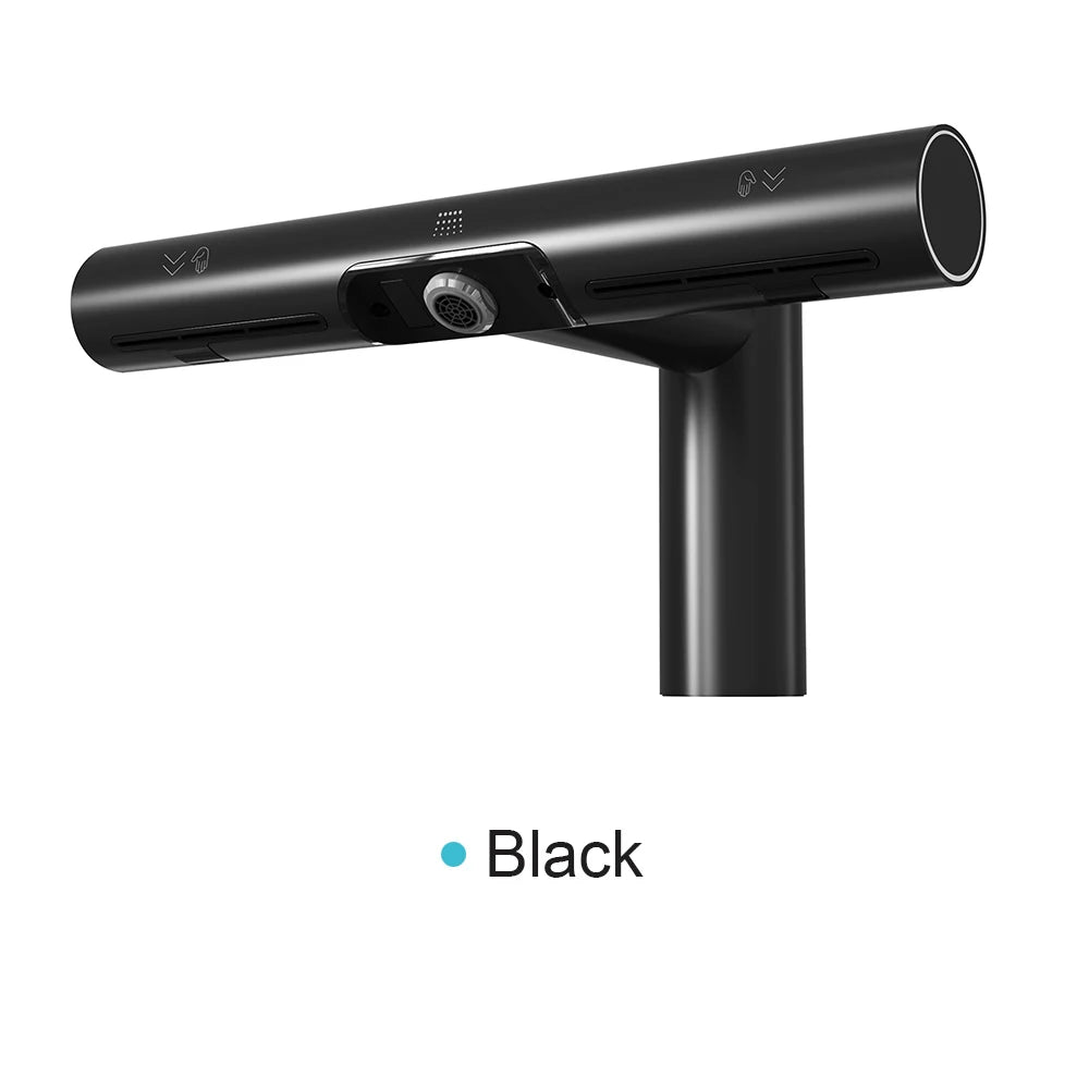 AIKE 2-in-1 Automatic Sensor Tap Hand Dryer Stainless Steel Integrated Basin Faucet High Speed Air Hand Drying Device AK7120