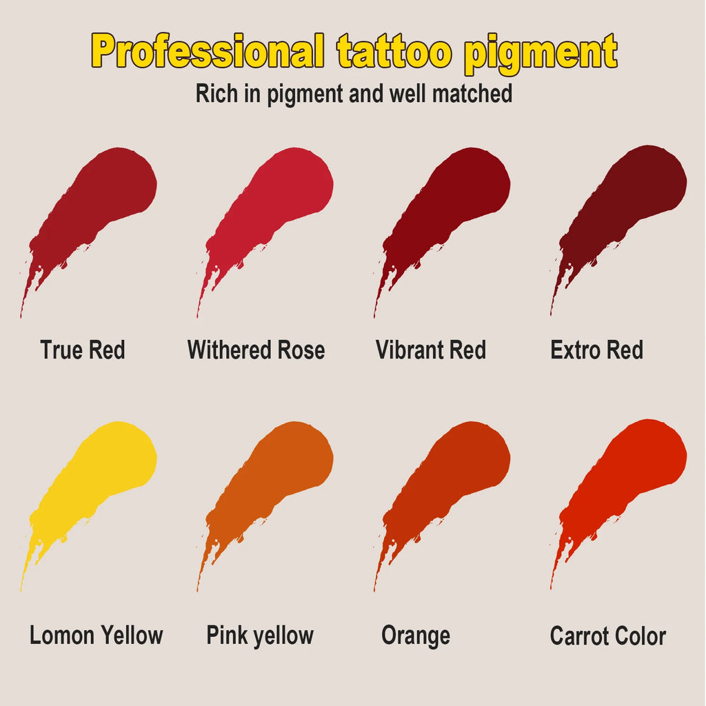KVM 8 Colors 5ML Lip Tattoo Ink Microblading Inks Semi Permanent Makeup Pigment Tattoo Ink Body Art Lips Tint Tattoo Supplies