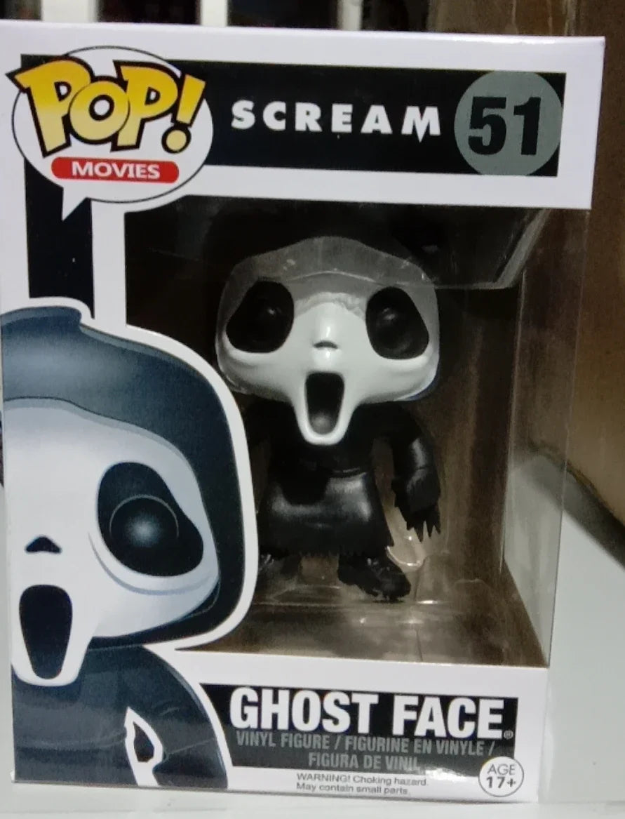 2026 FunKo Pop! Scream GhostFace #51 Blood Ghost Face #1607 Action Collection Model for Birthday Gift Toys