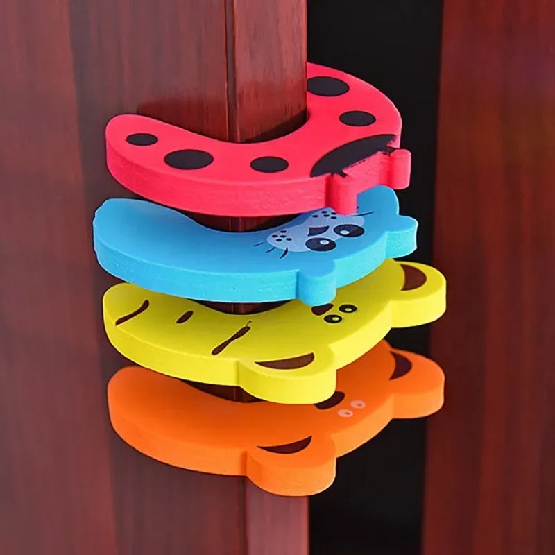 1PC Protection Baby Safety Cute Animal Security Door Stopper Furniture Baby Card Lock Newborn Care Children Kid Finger Protector Secondary image