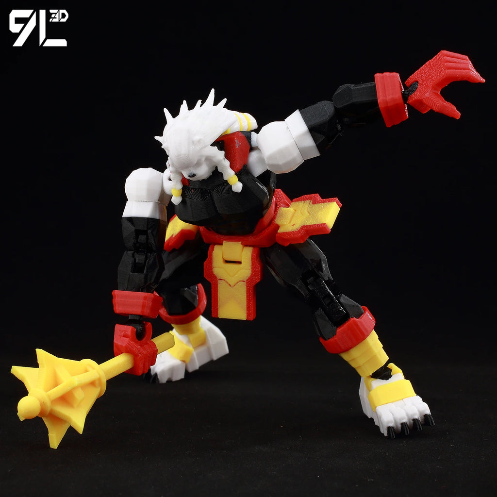 9L3D Superhero Team Invincible Boy Heroes Action Figure Lucky13 Dummy13 Multi-Colored T13 Multi-Jointed Collectible Toys Titan13
