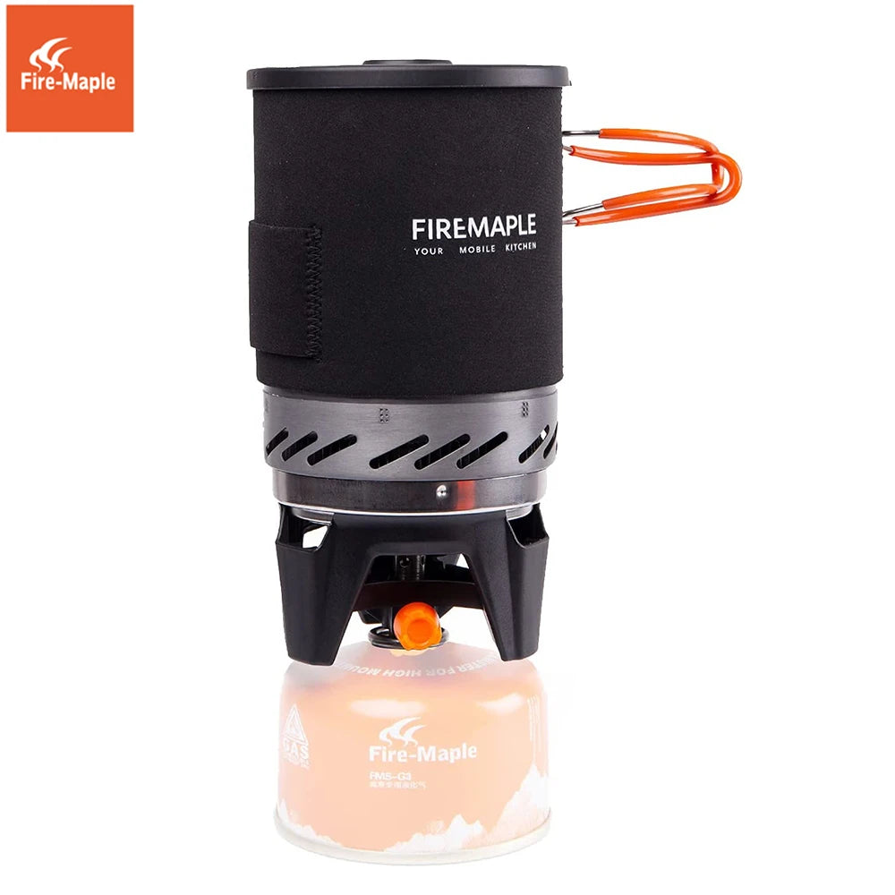 Fire Maple Star X1 Camping Stoves Outdoor Hiking Cooking System With Stove Heat Exchanger Pot Bowl Portable Gas Burners FMS-X1 Main image