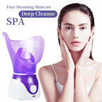 Face Steamer Facial Heating Sprayer Skin Moisturizing Pore Cleaner Facial Hot Fog Steamer Home SPA Machine Care Skin Humidifier