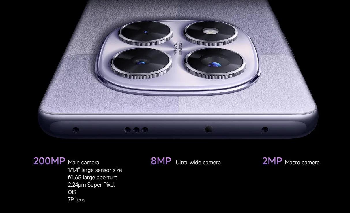 Xiaomi Redmi Note 14 Pro 5G Smartphone NFC Dimensity 7300-Ultra 6.67" 120Hz 1.5K Display 200MP Camera 45W Charge Battery 5100mah
