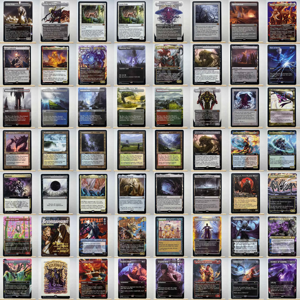 Whole Set TCG Cards for Home Play Proxy magical power9 beta fetch lands VMA dual  shock land The One Ring gathering Sol Ring