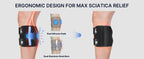 Fit Sciatica/Patella Pain Relief Devices:  – Sciatic Nerve Brace with Dual Pressure Pads Targeted Compression for maximum Relief