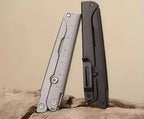 Portable Folding Stainless Steel Scissors, Multifunctional Outdoor Tool for Camping, Hunting and Fishing Survival Gear