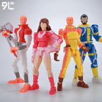 9L3D Superhero Team Invincible Boy Heroes Action Figure Lucky13 Dummy13 Multi-Colored T13 Multi-Jointed Collectible Toys Titan13