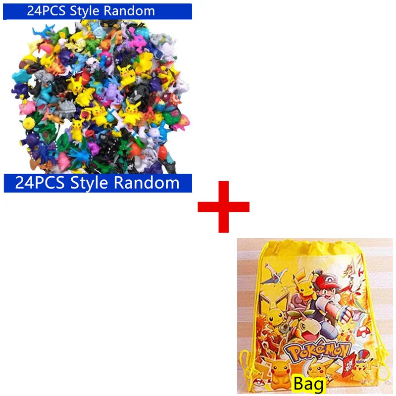 144 Style Anime  Action Figure Model Pokemon Figure Toys Ornamental Decoration Collect Toys For Children's Christmas Gift