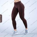 Women's High Waist Seamless Yoga Leggings Tummy Control Butt Lifting Workout Pants Soft Athletic Leggings for Gym Fitnes Running