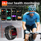 2025New GPS Smart Watch For Xiaomi IOS Military Compass Flashlight Smartwatch Men 10ATM Waterproof 100+Sport Modes BT Call Watch