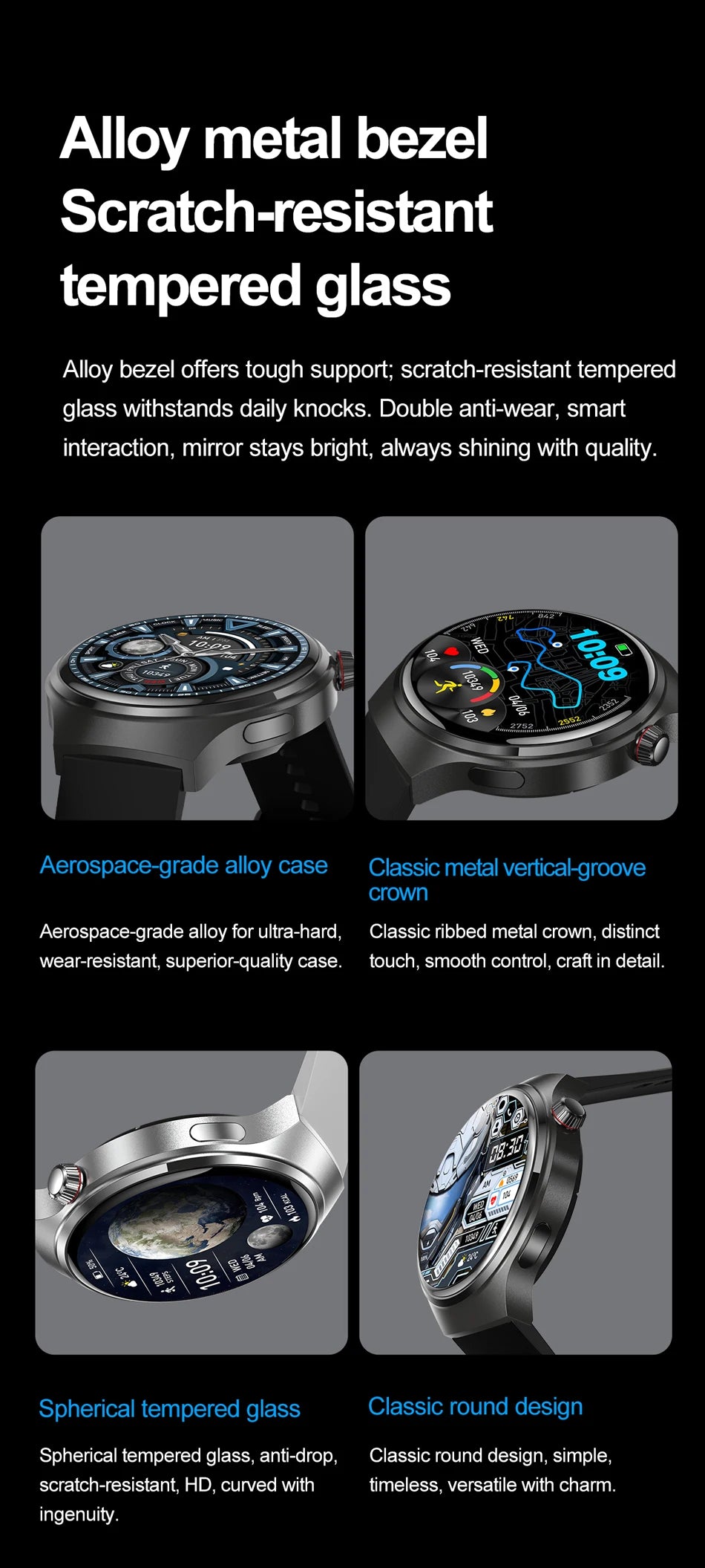 2026 New Watch 5 Pro Upgrade GPS NFC Men's Smartwatch 360*360 AMOLED HD Bluetooth Call Waterproof Smart Watch For Android iOS
