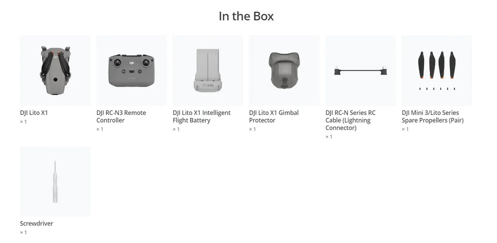 DJI Lito X1 Foldable Lightweight 4K Drone with Obstacle Detection ActiveTrack 1/1.3 Inch Sensor 15km Transmission for Beginners C0