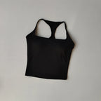 Sports and Fitness Vest with Chest Pad Summer Shockproof Beauty Back Nude Feeling Suit Pilates Training Yoga Top Yoga Clothing