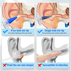 Portable Ear Wax Removal Tools Ear Irrigation Cleaner Home Ear Care Washing Cleaning Tool