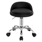 WOLTU Swivel Office Stool with Wheels Height Adjustable Computer Chair With Low Backrest Work  Roller Rocker Dressing Stool