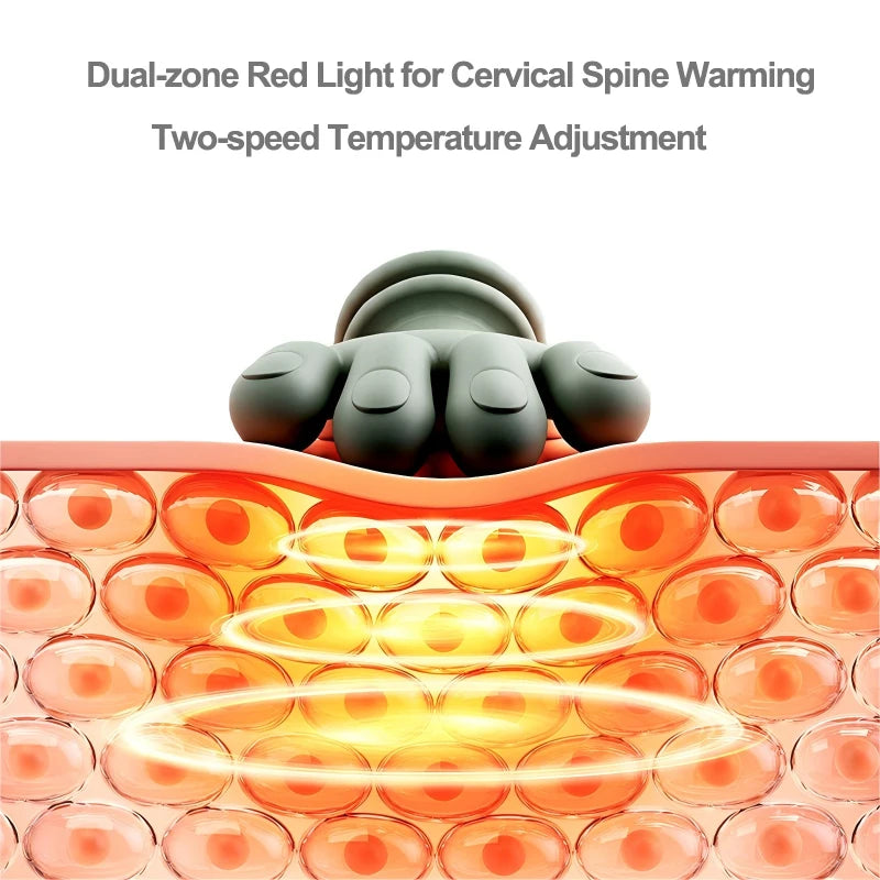 Electric Shiatsu Neck Shoulder Back Massager Finger Pressure Deep Kneading Muscle Relaxation for Stress Relief