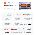 Xiaomi TV A 32, Compact Size With Colorful Screen, Dynamic Sound With Dolby Audio™, DTS-X And DTS Virtual:X, Top-end Metal Fini