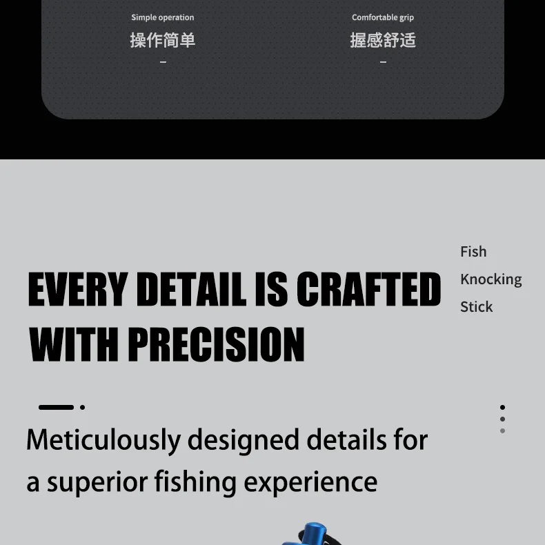 1/2/3pcs Fish Hammer Beat 104g Aluminum Alloy Fish Knocking Stick EVA Handle Fishing Bat Fishing Priest Device Fishing Tackle