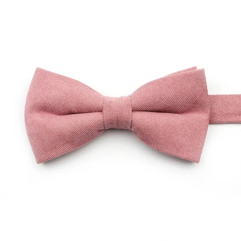 NEW Macarons Suede Bow Tie Adult Child Solid Color Men Bow Tie Super Soft Suede Classic Shirts Bowtie Bowknot