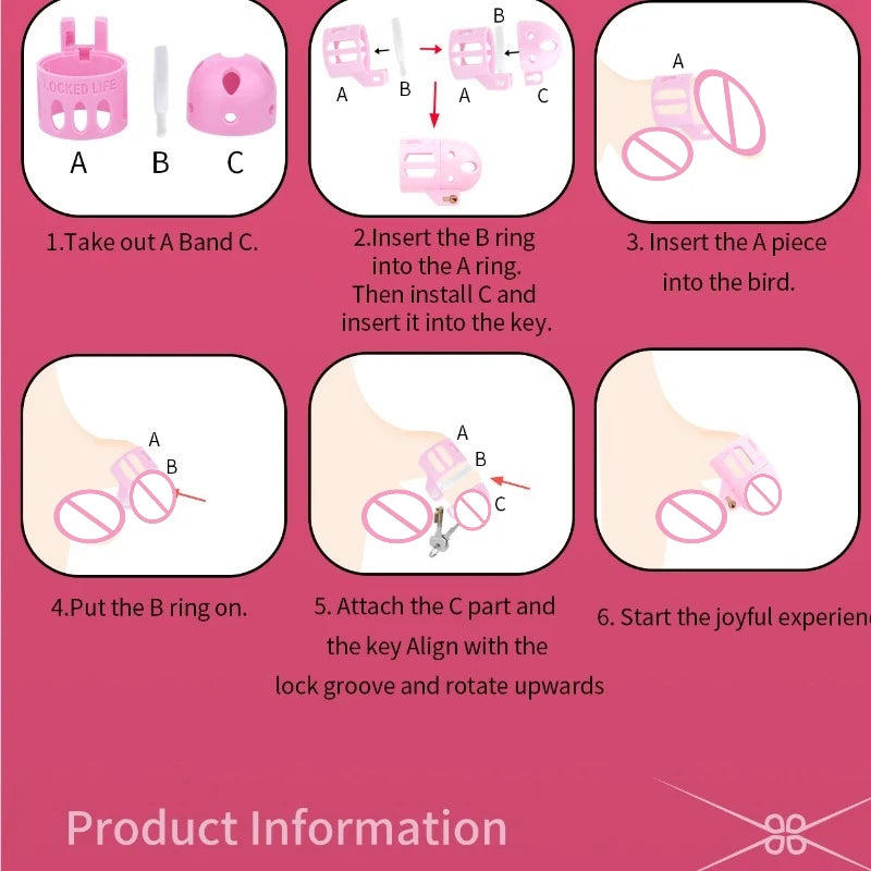New Ringless Chastity Cage 5 Color Options Male Penis CB Lock Urethral Locking Device Sissy Device Breathable One-Piece Sex Toy