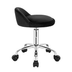 WOLTU Swivel Office Stool with Wheels Height Adjustable Computer Chair With Low Backrest Work  Roller Rocker Dressing Stool