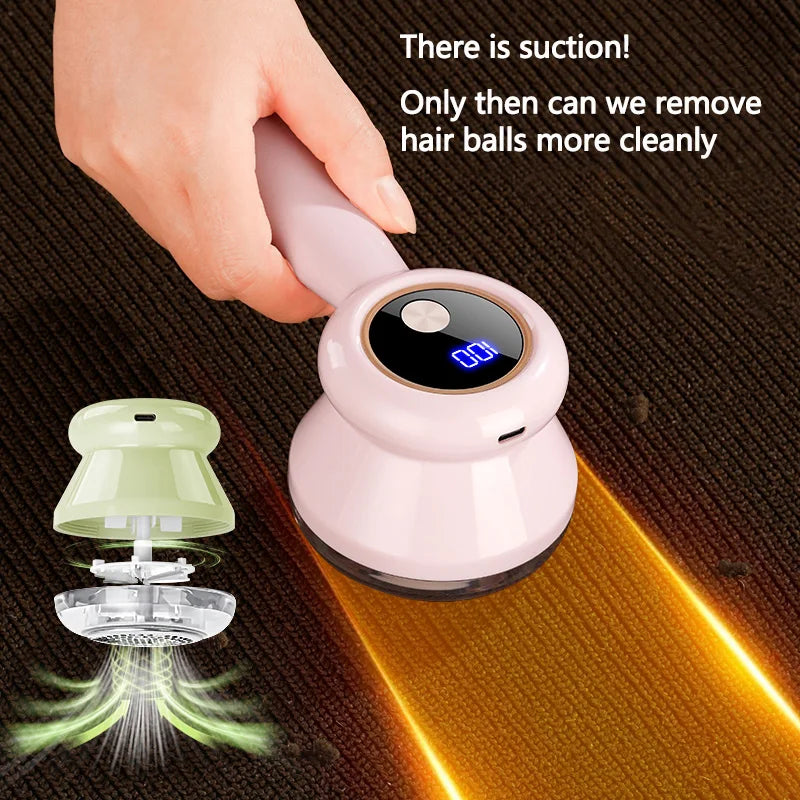 1Pc, USB Rechargeable Electric Fabric Shaver: Lint Remover for Clothes, Bedding, Furniture, Carpet, Sofa, Portablehairbal