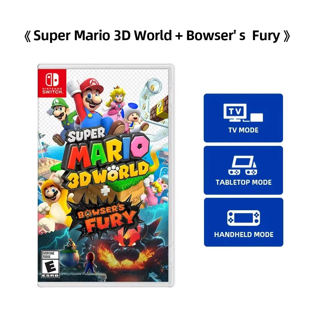 Super Mario 3D World Bowsers Fury - Nintendo Swtich Game Deals Games Cartridge Physical Card  support TV Tabletop Handheld Play