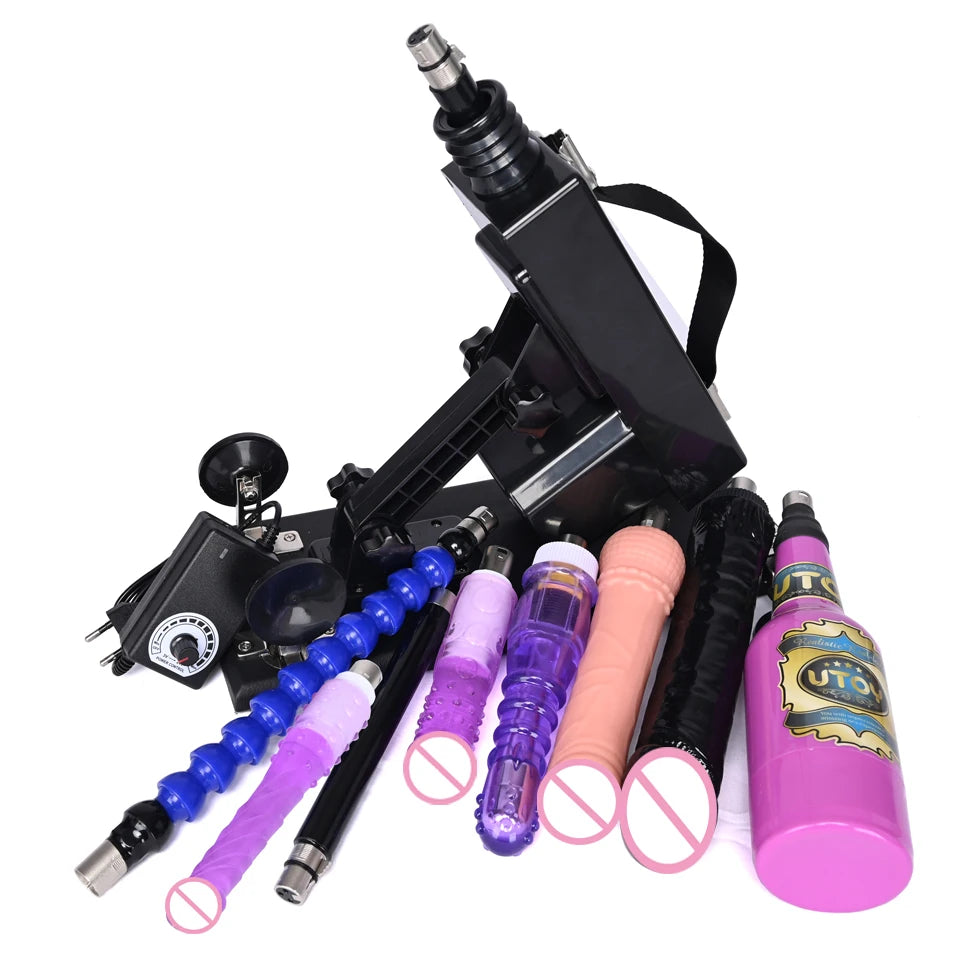 ROUGH BEAST Sex Machine for Women and Men with Dildo Attachment Automatic Masturbation Machine 3XLR Connector Sex Toys Products