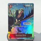 One Piece Roronoa Zoro Series Set Championship Treasure Cup Promo Anime Collectibles DIY Replica Cards Texture Card