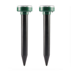 4/8X Solar Repeller Powered Ultrasonic Sonic Mouse Mole Pest Rodent Repellent Vibration Wave Yard Outdoor Garden Lawn Farm Field